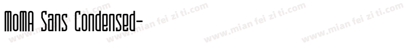 MoMA Sans Condensed字体转换
